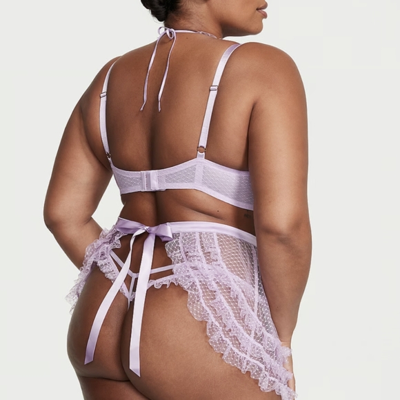 Victoria's Secret Lg. Wicked Unlined Apron 2 Piece - Picture 2 of 3